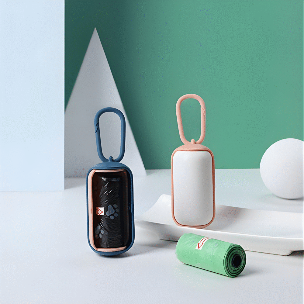Compact Pet Poop Bag Dispenser