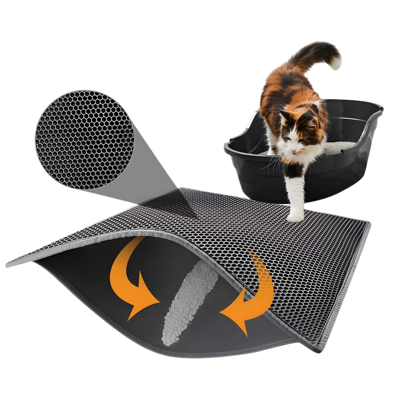 Honeycomb Cat Litter Pad